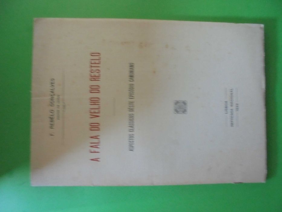 Gonçalves (F.Rebêlo);A Fala do Velho do Restelo