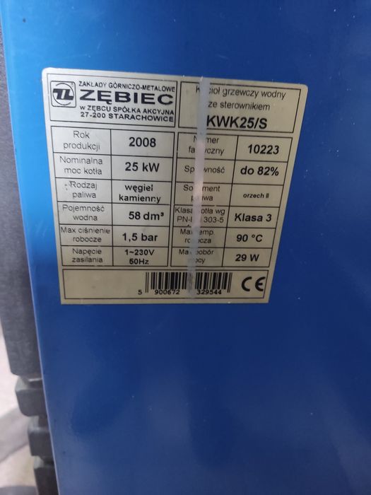 Piec co Zębiec,urzywany.