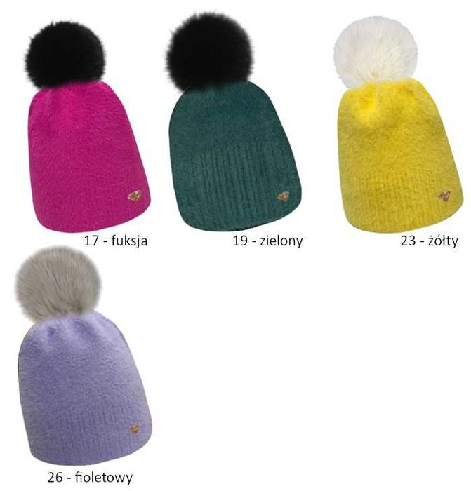 ELL czapka z pomponem - La Vitta Per Te