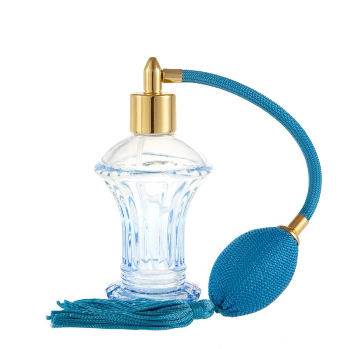 Butelka Flakon na perfumy z pompką - 50 ml! NIEBIESKA!
