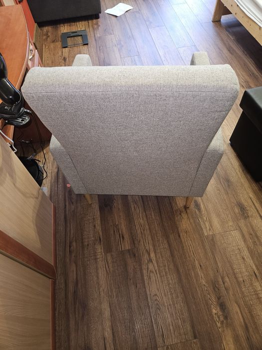 Fotel Black Red White