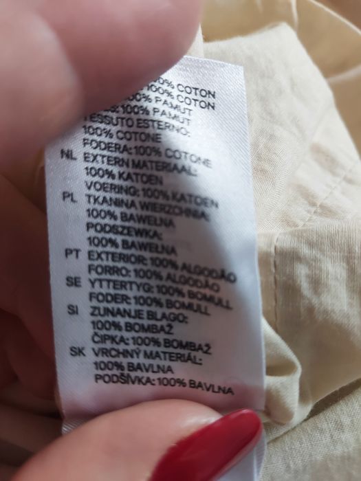 100% bawełna H&M sukienka damska