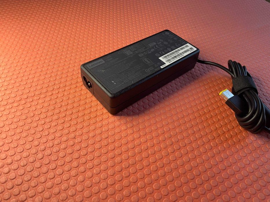 Блок живлення, зарядка Lenovo 20v 6.75a 135w Square Yellow USB + PIN  Оригінал