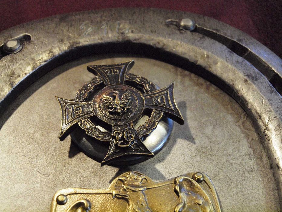 ryngraf, plakieta na biurko 26 Pułk Ułanów Wielkopolskich do szabel