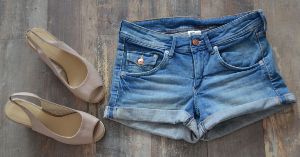 Spodenki jeans H&M rozm. 34 Ideał
