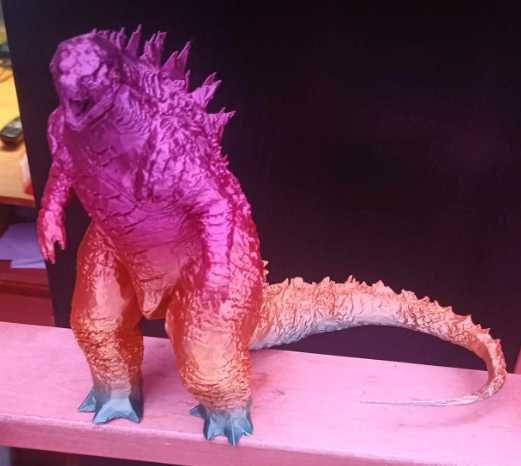 Figurka Godzilla druk 3D