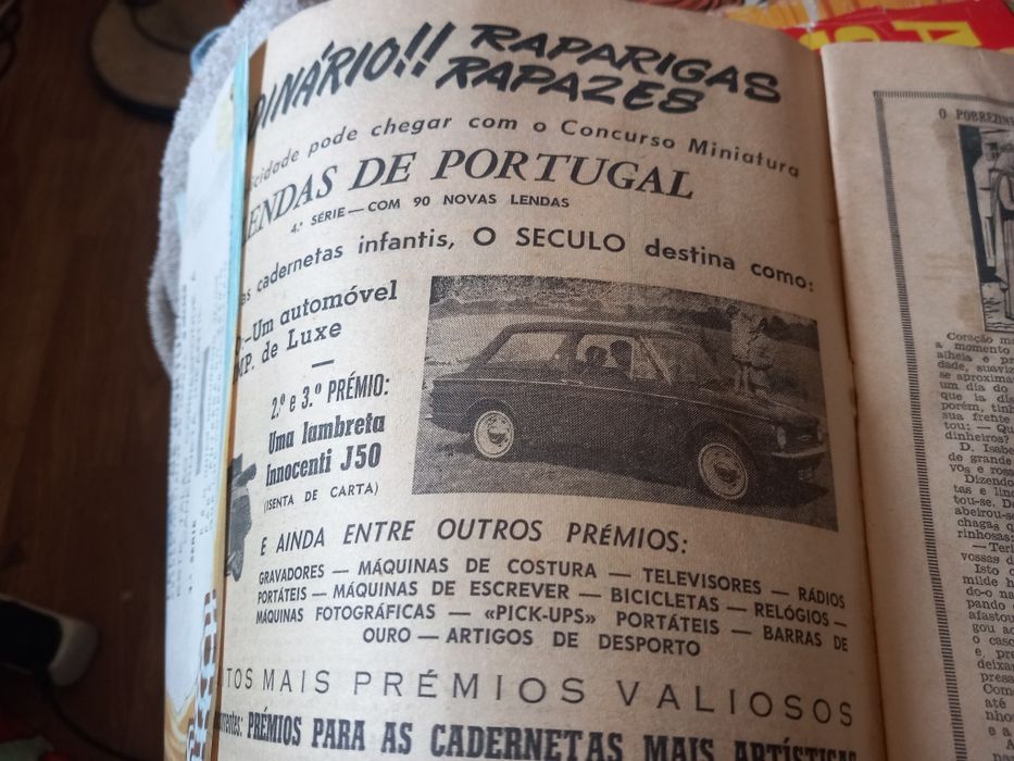 Cardeneta  rara ,lendas de Portugal