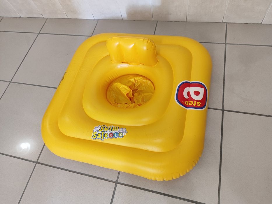 Bóia cadeira grande para bebé + boias de braço