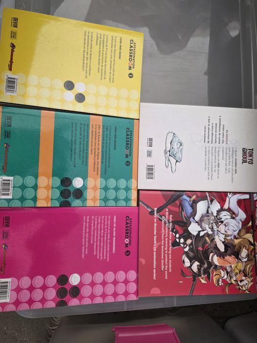 Vários livros de BD/mangas