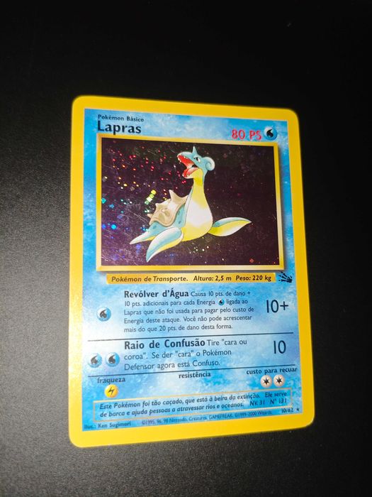 Lapras Holo Fossil Set 10/62 PT