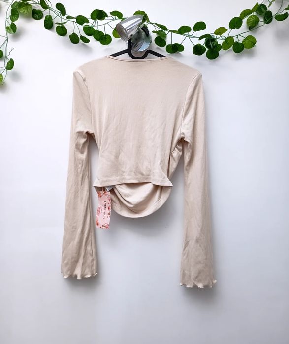 Top Damasco de Manga Comprida