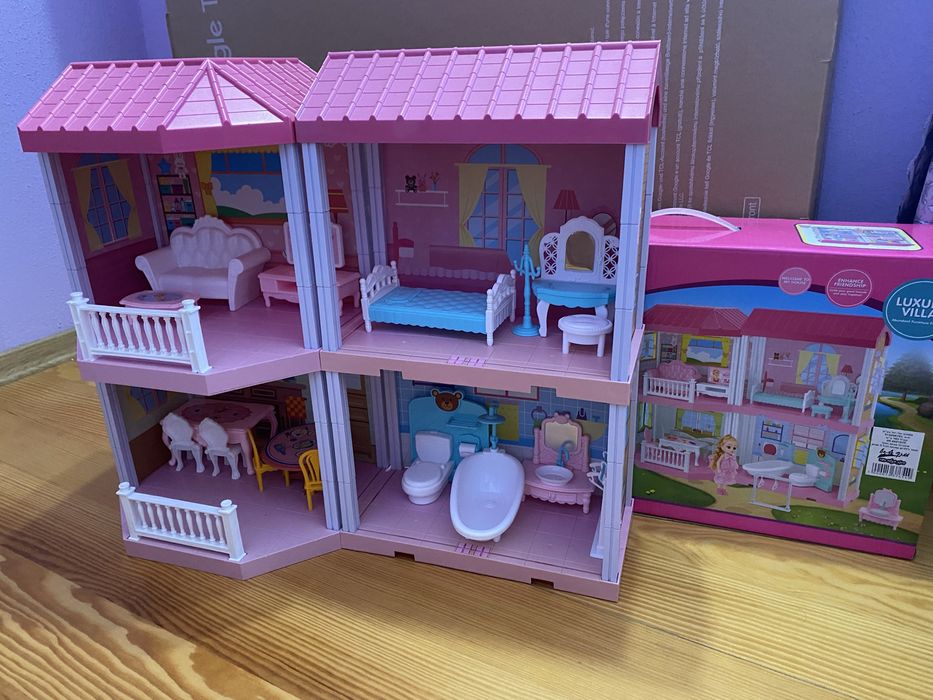 Домик для кукол, дім для ляльок, Pretty Dollhouse 6+