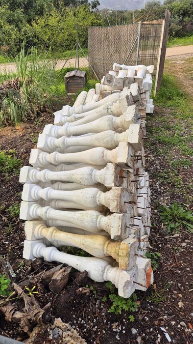 balaústre - concrete cement balusters + rails and columns