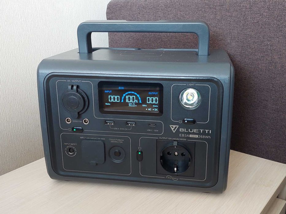 BLUETTI EB3A  Зарядна станція 600w 268Wh