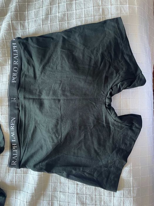 3 pares de boxers pretos ralph lauren XL novos
