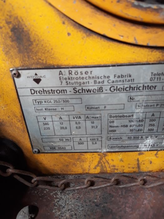 Spawarka elektryczna typ MIG-MAG