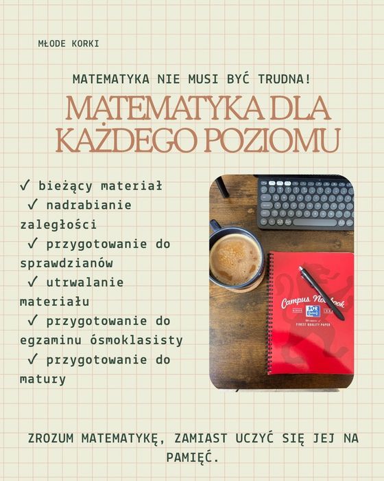 Korepetycje z matematyki ONLINE