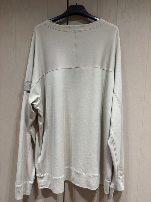 Stone island Ghost piece beige sweatshirt