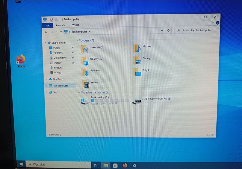 Komputer stacjonarny PC Fujitsu Esprimo E420 monitor gratis Intel Core i3 (3,7 GHz) | 4 GB RAM | Dysk HDD | Klawiatura i Mysz Gratis!