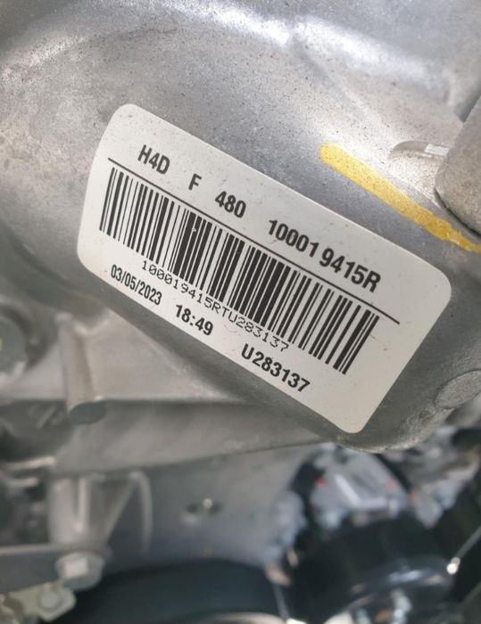 Motor dacia jogger H4D480