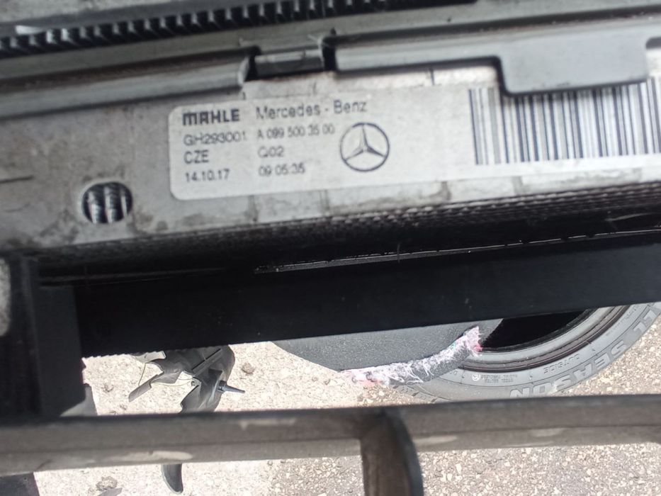 Касета радіаторів Mercedes w222 S500 рестайл бензин