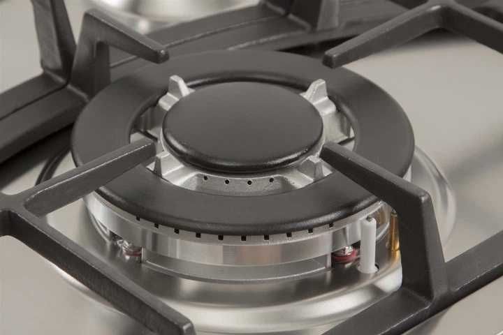 Газова варильна поверхня Ventolux HG E7 CEST 4 конфорки, чавун 1-турбо