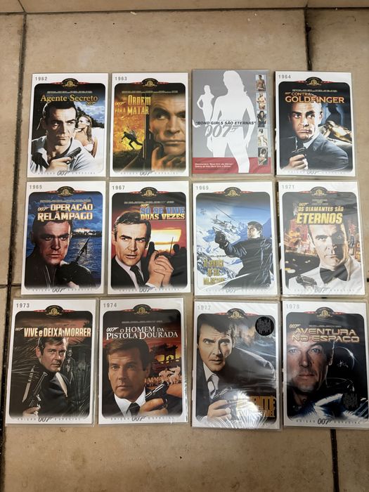 20 dvds de colecao do 007