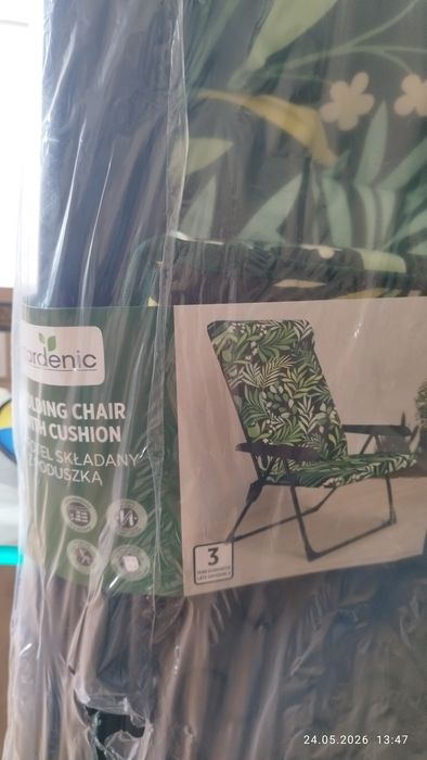 50% Leżak Gardenic rozkładany wielopozycyjny