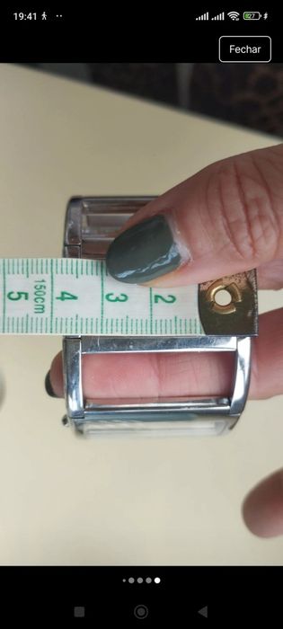 Relógio de senhora Calvin Klein, sem pilha. Bracelete larga super gira