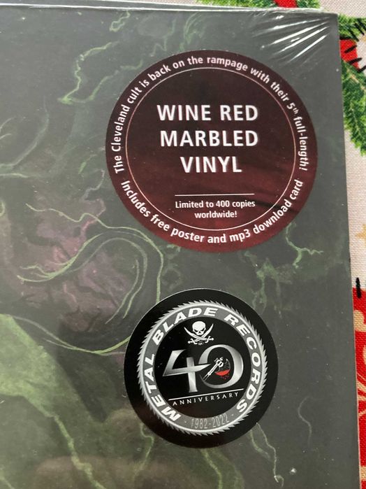 Midnight - Let There be Witchery LP Vermelho Vinho Marmoreado