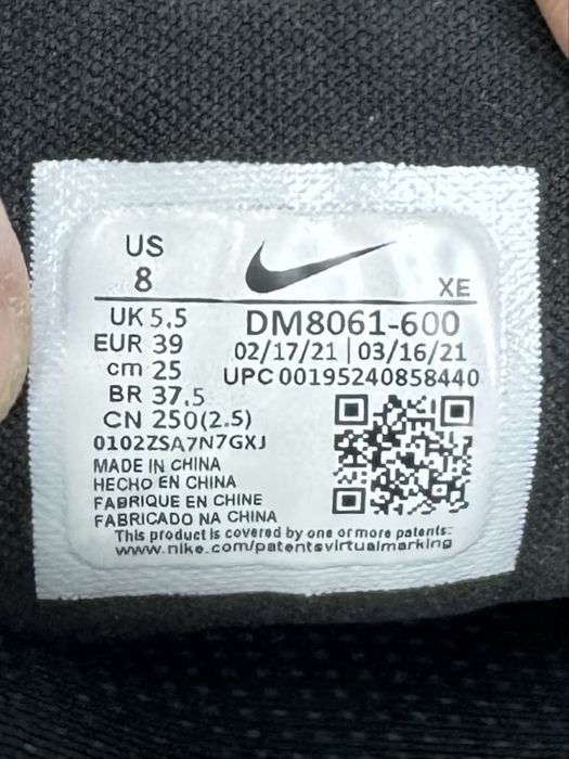 Nike Air Zoom Pegasus 38 кроссовки 39 размер женские беговые красные