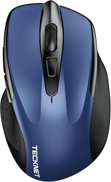 TECKNET Ergonomiczna Mysz Bluetooth 4800 DPI, Bezdźwięczna