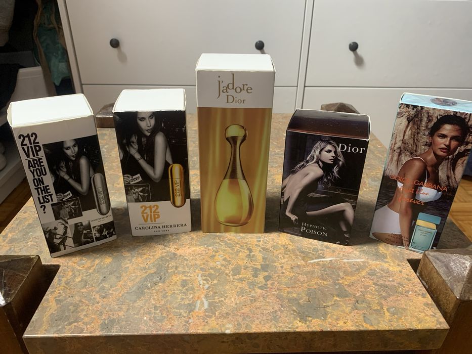 5 perfumes de marca! vendo a unidade