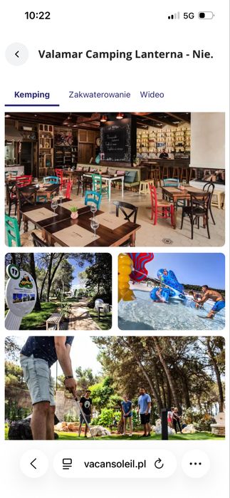 Chorwacja Camping Lanterna