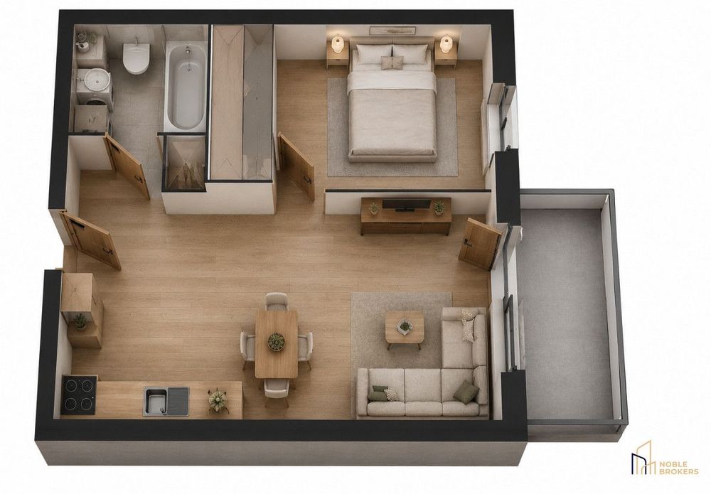 ul. Piaszczysta | 2 Pokoje | 40m2 | Bez Pcc