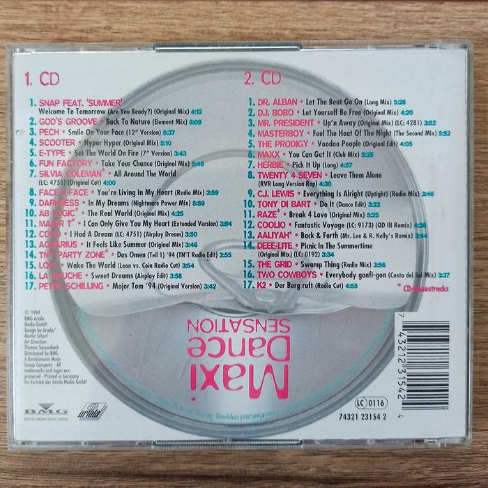 Maxi Dance Sensation 15,17,19 - Składanki muzyki dance