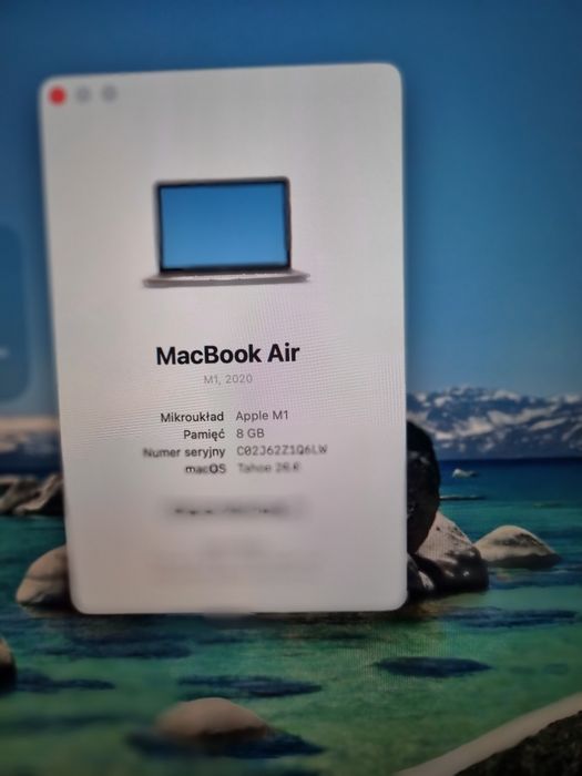 Macbook air M1 8/256