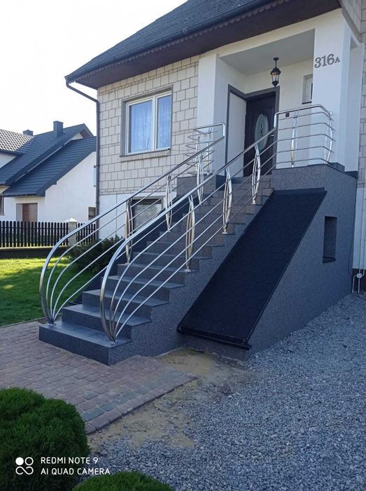 Balustrady ogrodzenia stal nierdzewna