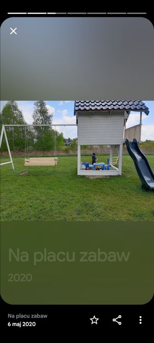 Domek dla dzieci drewniany,plac zabaw