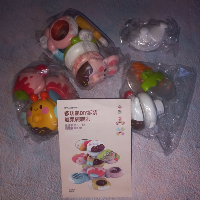 Брязкальце-спінер, книжечка монтесорі (складне дзеркальце)