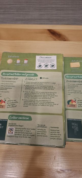 Dania Knorr 3 sztuki paella lasagne kofta