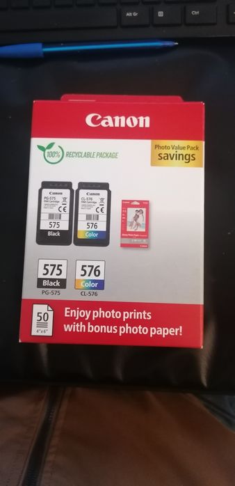 Pack original Canon 575 e 576