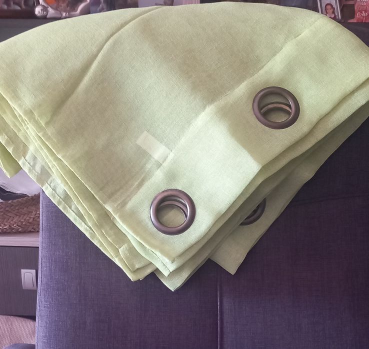 1 cortinado verde