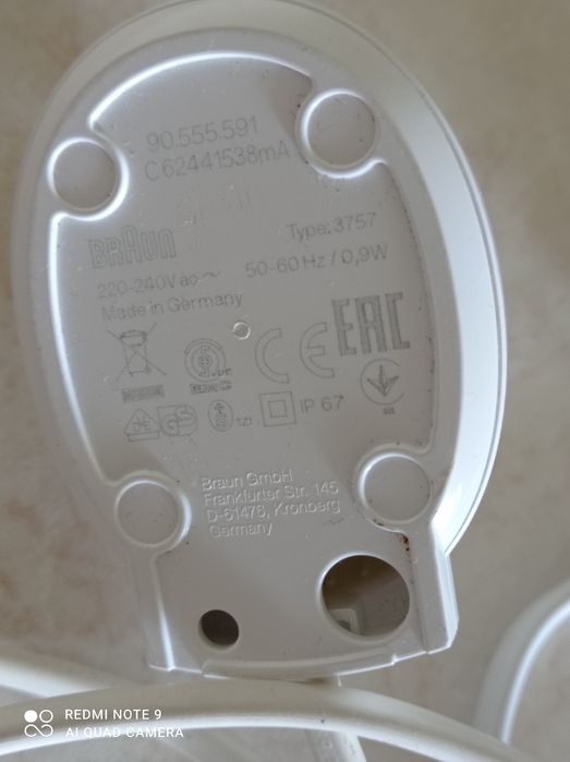 Ładowarka Braun 2 sztuki do szczoteczki elektrycznej typ 3757