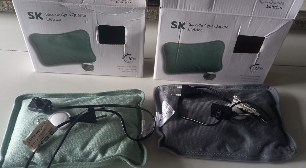 Conjunto 2 sacos de água quente elétricos