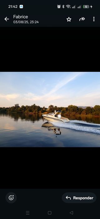 Vendo barco semi cabinado