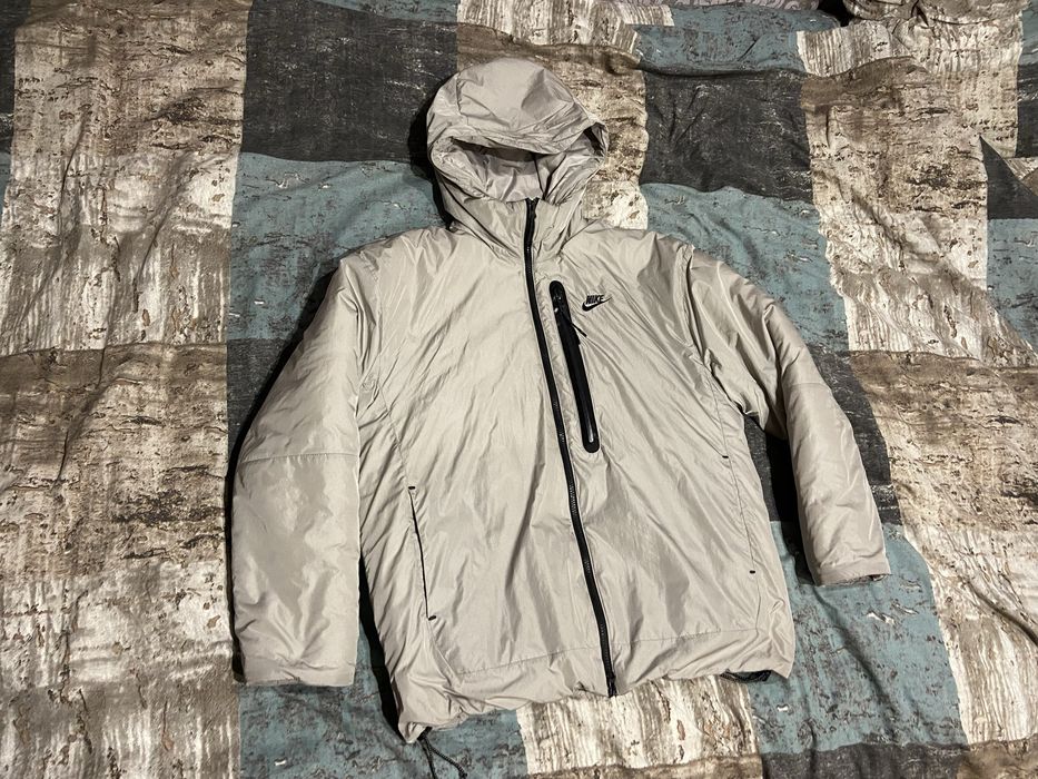 куртка nike tf filled tech grey пуховик