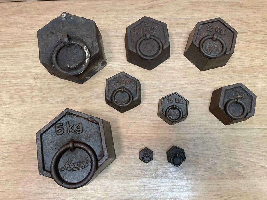 pesos de balança antigos