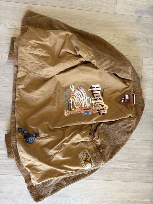 Винтажный вельветовый пиджак Tommy Hilfiger