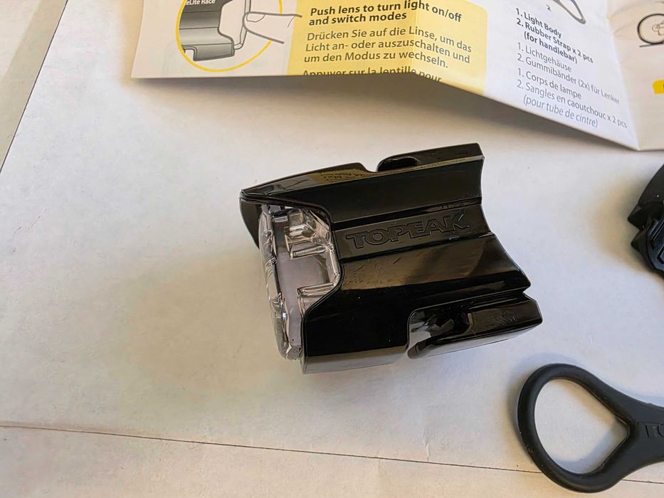 Topeak Race Light Luz para bicicleta  Super Leve Accessories BTT MTB